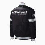 Black Chicago White Sox Midfield Satin Jacket