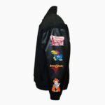 Black Oklahoma Sooners Big 8 Conference Varsity Jacket USA