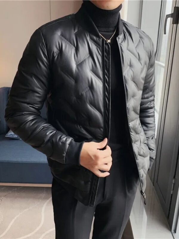 Black Puffer Winter Jackets For Men