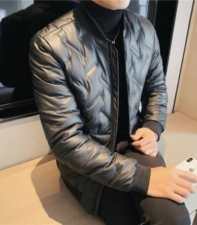 Black Puffer Winter Jackets For Men