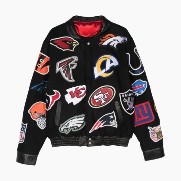 Black Raiders Bomber Jacket