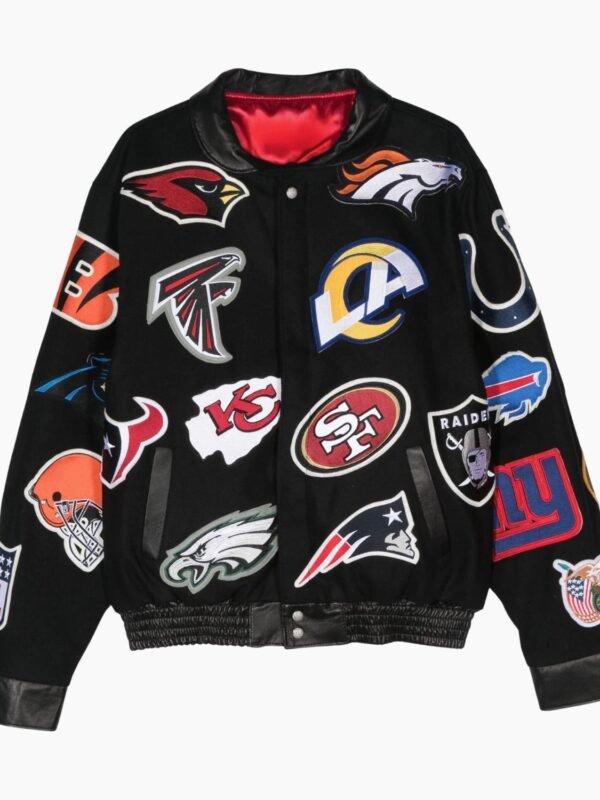 Black Raiders Bomber Jacket