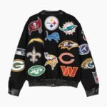 Black Raiders Bomber Jacket