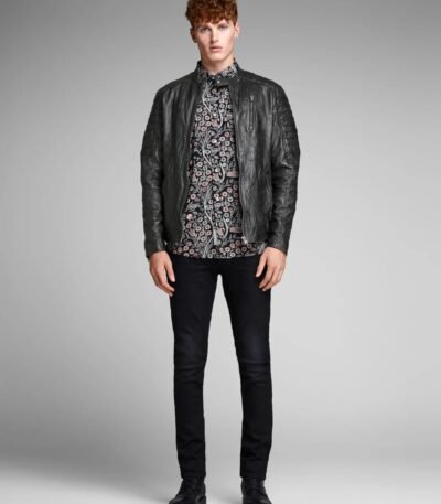 Black Vintage Stylish Leather Jacket