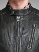 Black Vintage Stylish Leather Jacket