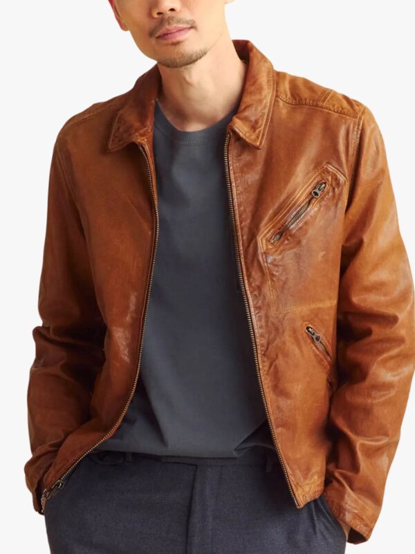 Blake Lambskin Leather Rider Jacket