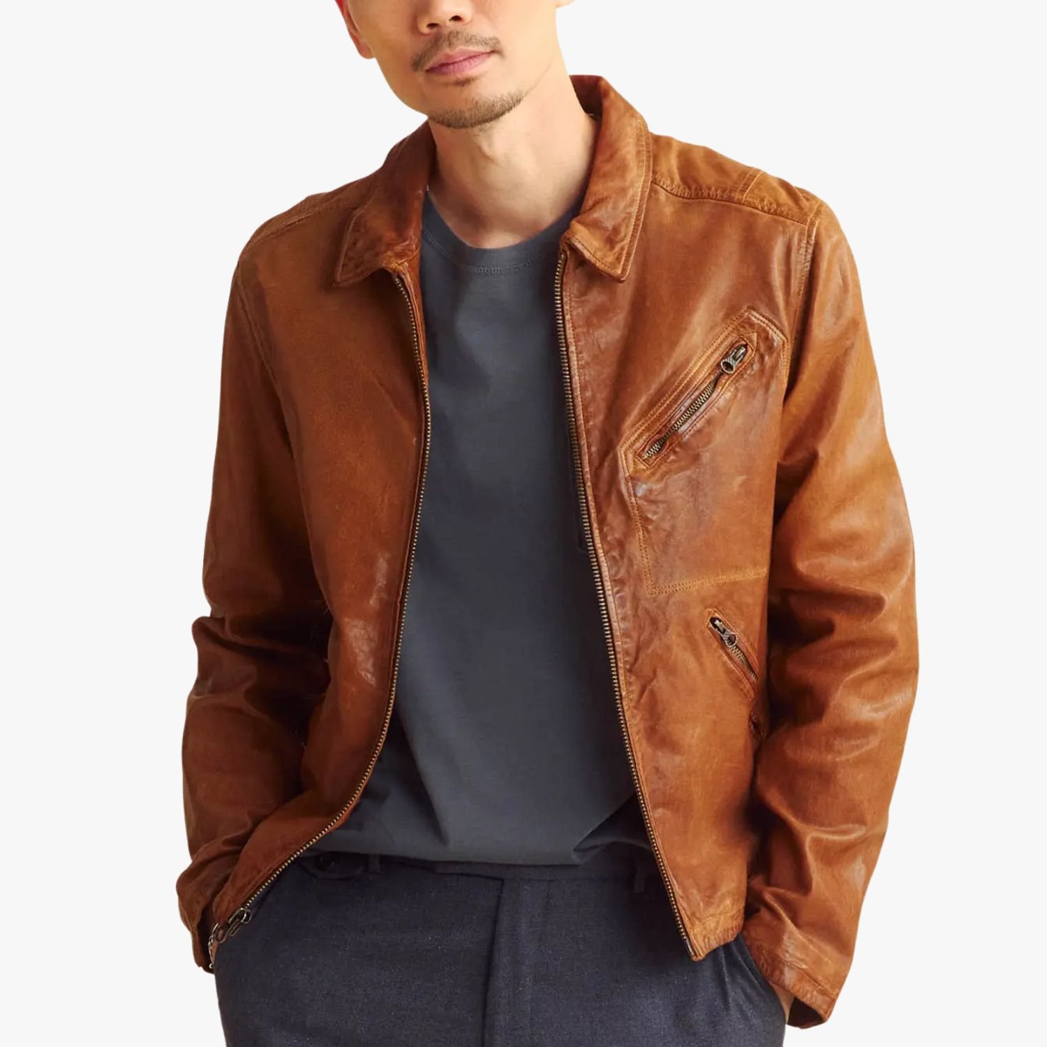Blake Lambskin Leather Rider Jacket Blake Lambskin Leather Rider Jacket