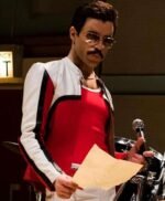 Bohemian Rhapsody Freddie Mercury Red and White Leather Jacket