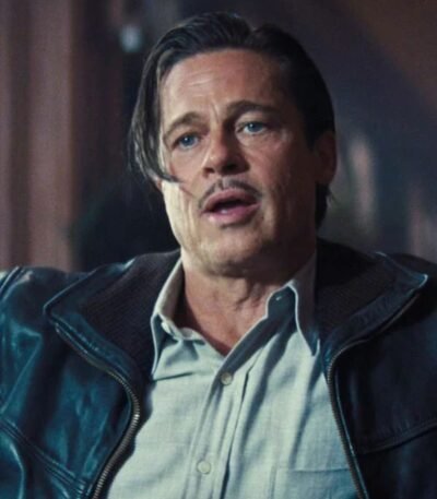 Brad Pitt Babylon Leather Jacket