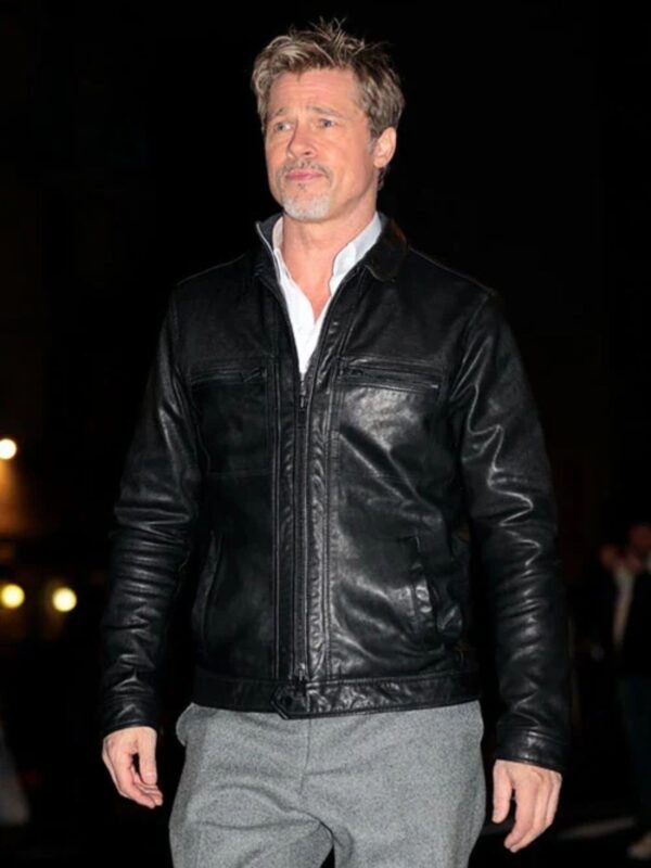 Brad Pitt Leather Jacket