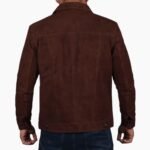 Brown Suede Leather Jacket for Men