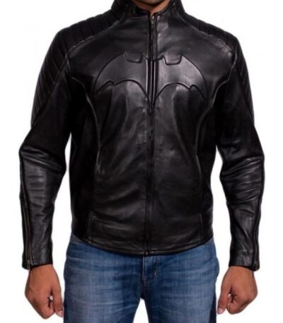 Bruce Wayne Batman Begins Stylish Leather Jacket