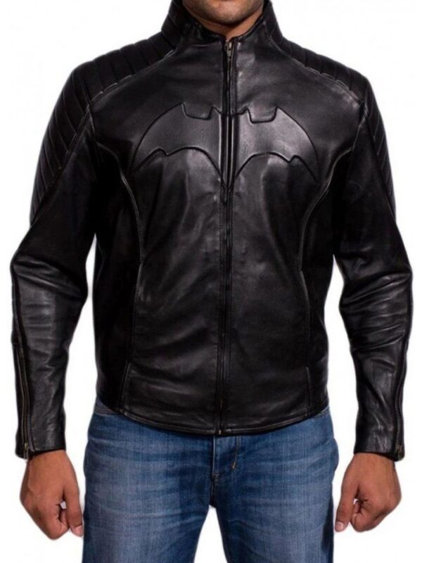 Bruce Wayne Batman Begins Stylish Leather Jacket