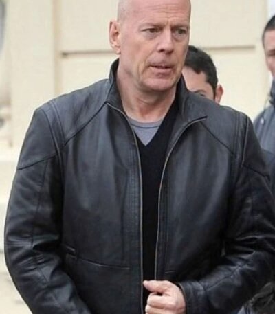 Bruce Willis Red 2 Movie Leather Jacket
