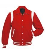 Byron Collar Varsity Letterman Jacket