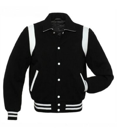 Byron Collar Varsity Letterman Jacket