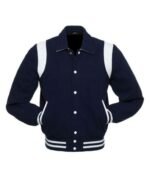Byron Collar Varsity Letterman Jacket