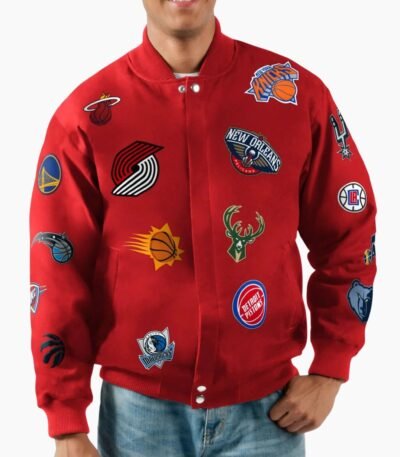 Carl Banks NBA Twill Collage Jacket