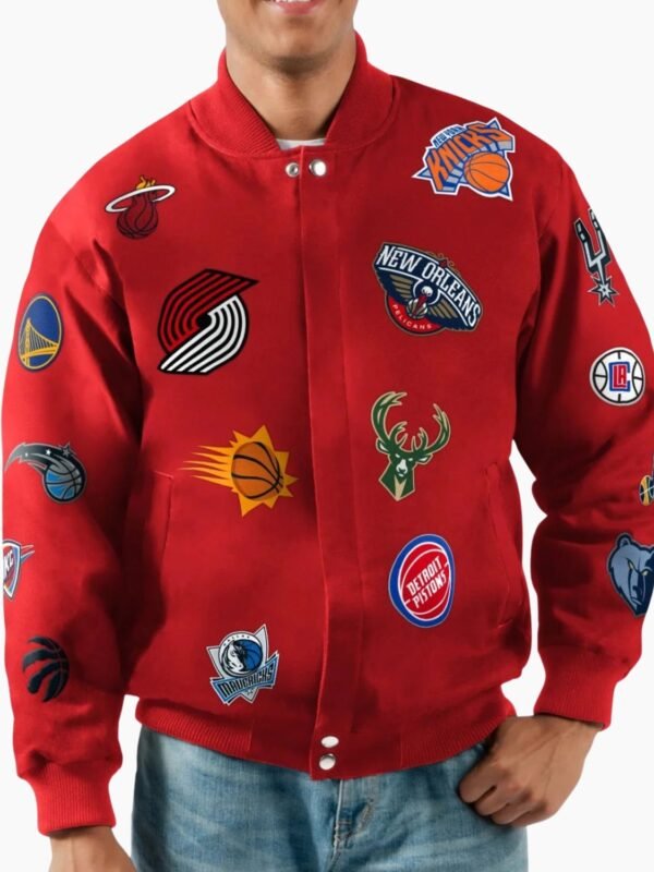 Carl Banks NBA Twill Collage Jacket