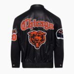 Chicago Bears Full Leather Old English Jacket