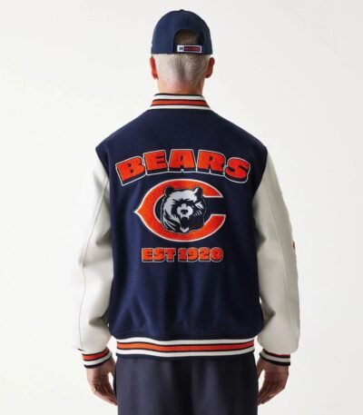 Chicago Bears NFL Navy Varsity Jacket