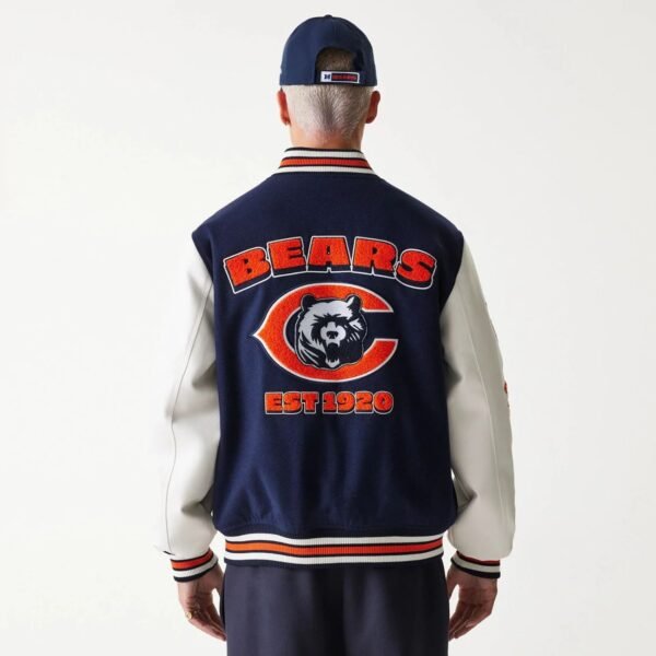 Chicago Bears NFL Navy Varsity Jacket