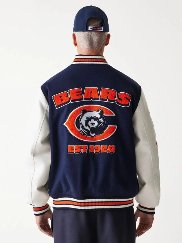 Chicago Bears NFL Navy Varsity Jacket