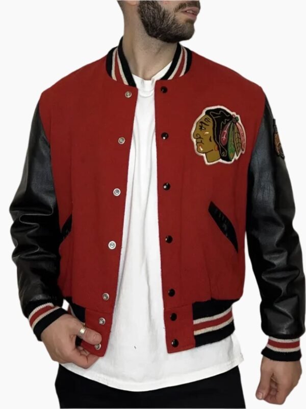 Chicago Blackhawks Campbell Varsity Jacket