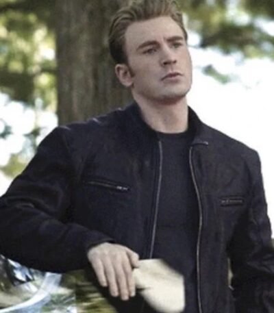 Chris Evans Avengers Endgame Leather Jacket For Men