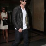Chris Hemsworth Black Stylish Leather Jacket