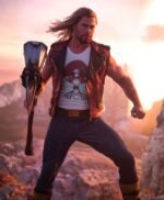 Chris Hemsworth THOR Love And Thunder Leather Vest