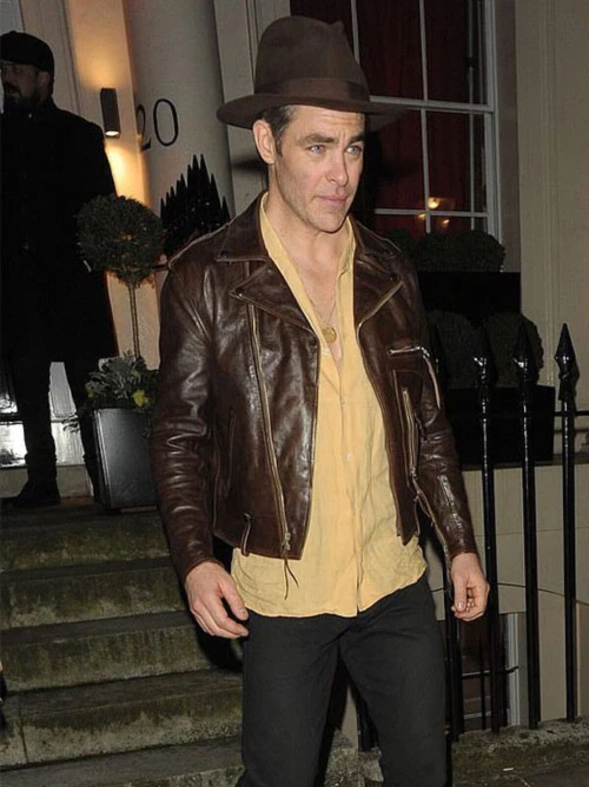 Chris Pine Leather Jacket