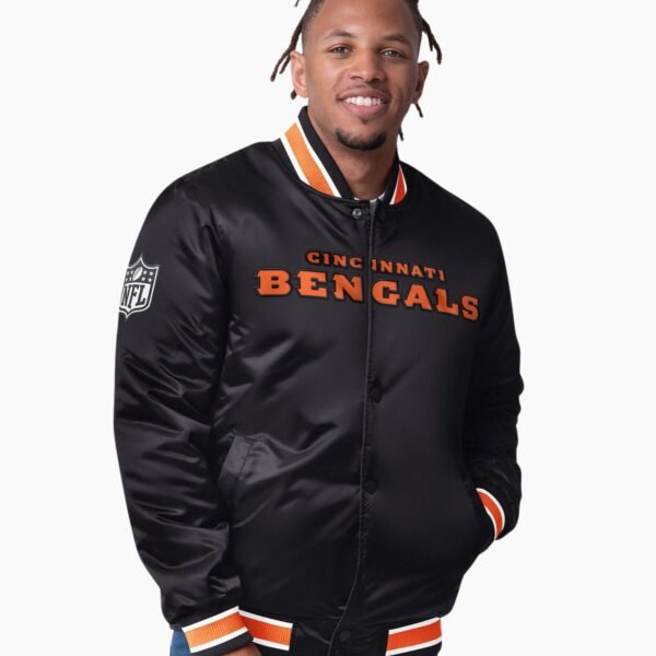 Cincinnati Bengals 49ers Closer Black Satin Jacket