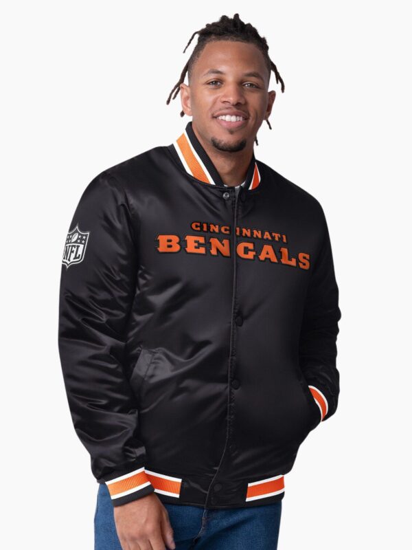 Cincinnati Bengals 49ers Closer Black Satin Jacket
