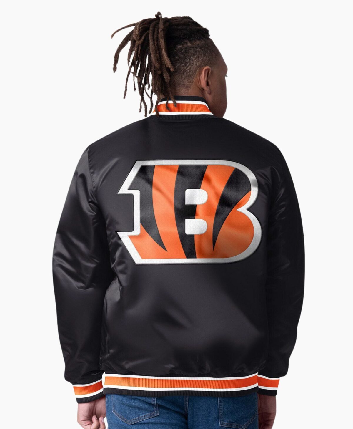 Cincinnati Bengals 49ers Closer Black Satin Jacket