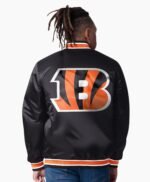 Cincinnati Bengals 49ers Closer Black Satin Jacket