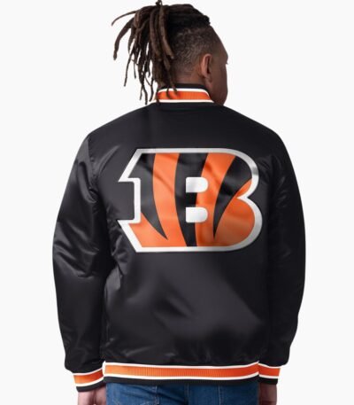 Cincinnati Bengals 49ers Closer Black Satin Jacket