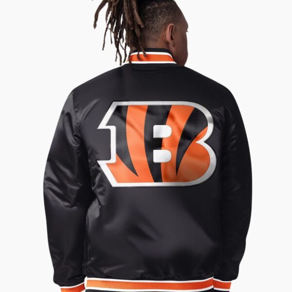 Cincinnati Bengals 49ers Closer Black Satin Jacket
