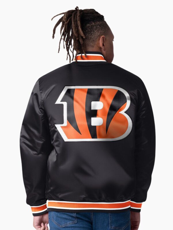 Cincinnati Bengals 49ers Closer Black Satin Jacket