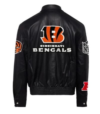 Cincinnati Bengals Full Leather Jacket