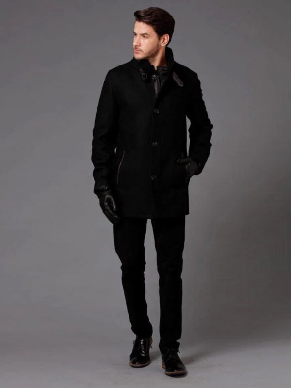 Classic Winter Suede Leather Jacket For Men