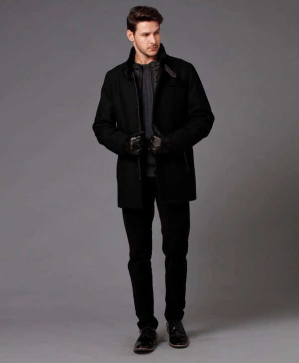 Classic Winter Suede Leather Jacket For Men