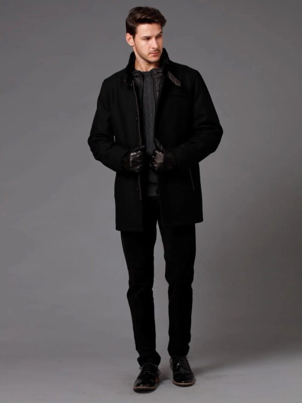 Classic Winter Suede Leather Jacket For Men