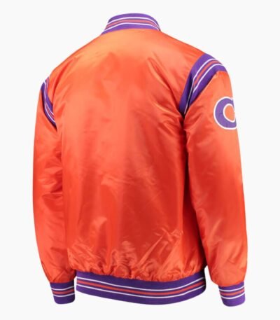 Clemson Tigers NCAA The Enforcer Full Button Satin Jacket USA