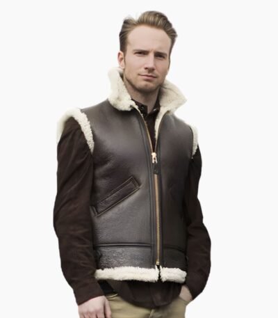 Cockpit B-3 Leather Vest