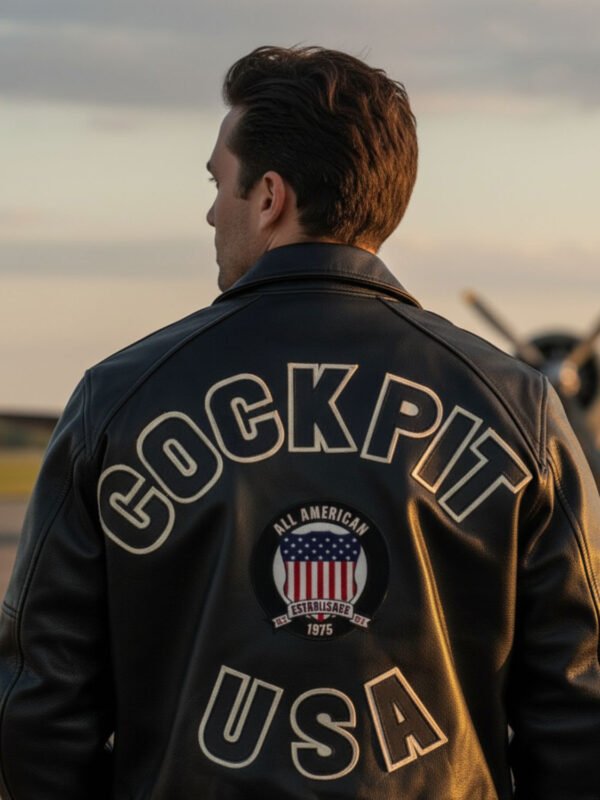 Cockpit USA Letterman Bomber Jacket