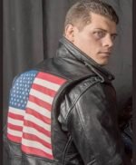 Cody Rhodes American Flag Biker Jacket