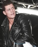 Cody Rhodes American Flag Biker Jacket