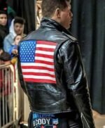 Cody Rhodes American Flag Biker Jacket