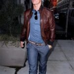 Cristiano Ronaldo Dark Brown Leather Jacket